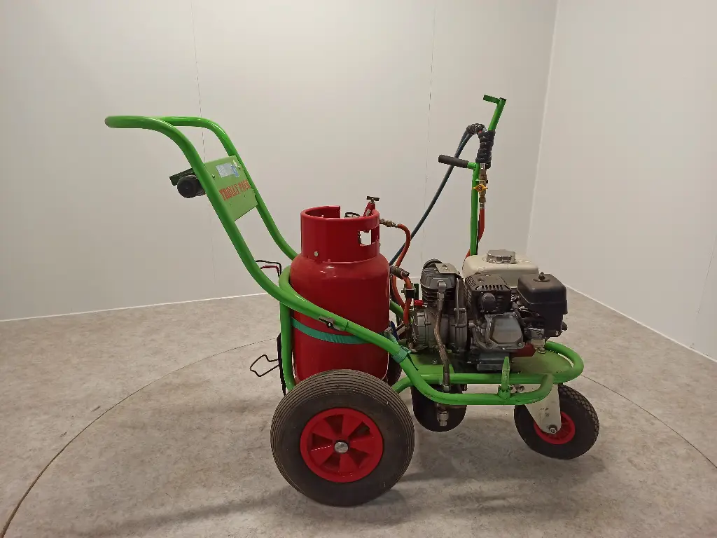 Weed control air hand trolly