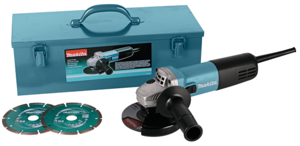 Makita 230 V Haakse slijper 125 mm