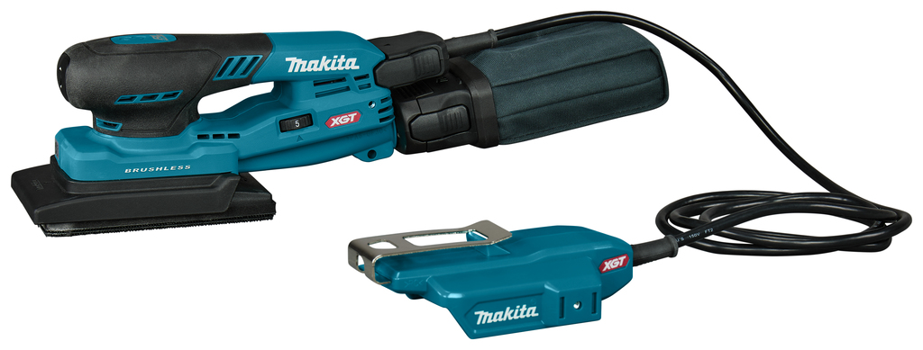 Makita XGT 40 V Max 80x133 mm Handpalm vlakschuurmachine
