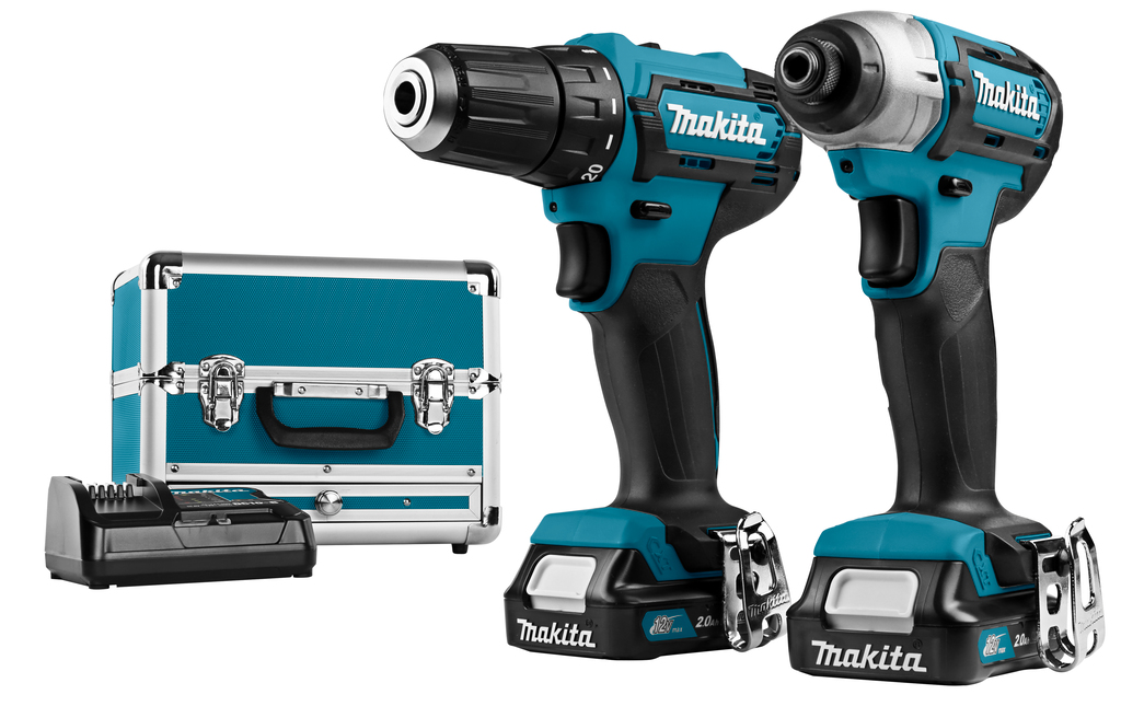 Makita 12 V Max Combiset boren en (slag)schroeven