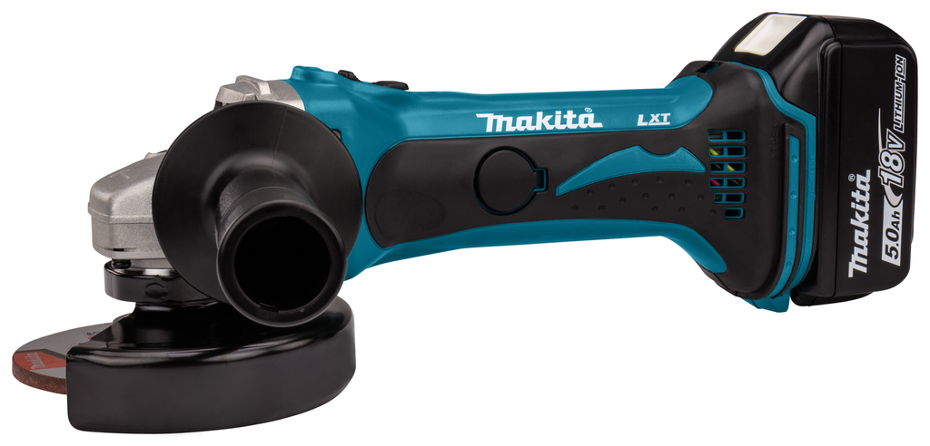 Makita 18 V Haakse slijper 115 mm