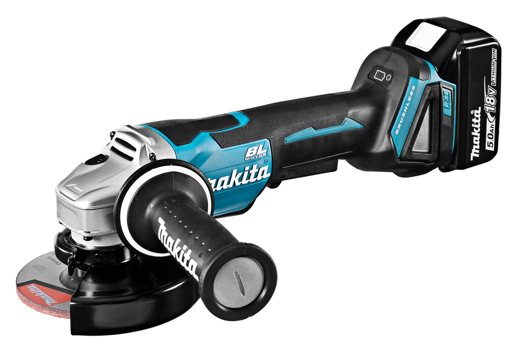 Makita 18 V Haakse slijper 125 mm