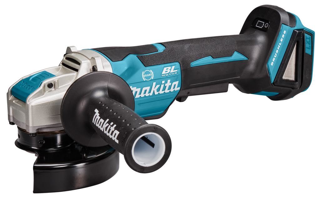 Makita 18 V Haakse slijper 125 mm X-LOCK