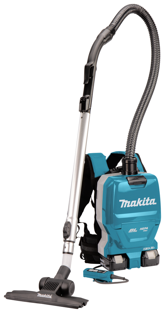 Makita 2x18 V Rugstofzuiger voor schoonmaak 