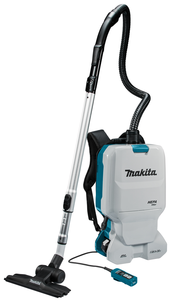 Makita 2x18 V Rugstofzuiger voor schoonmaak