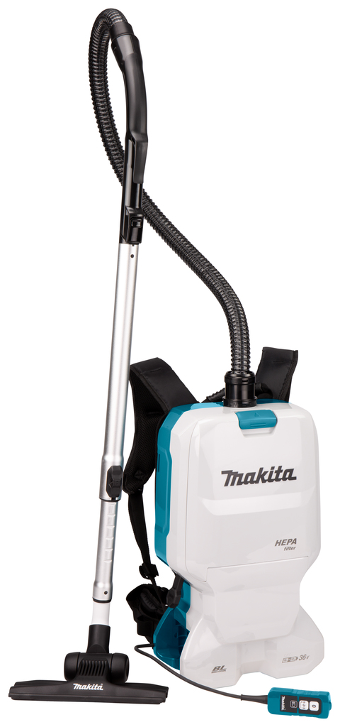 Makita 2x18 V Rugstofzuiger voor schoonmaak