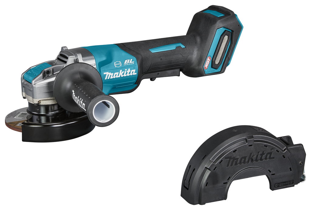 Makita 40 V Max Haakse slijper 125 mm X-LOCK