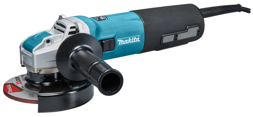 Makita 230 V Haakse slijper 125 mm X-LOCK