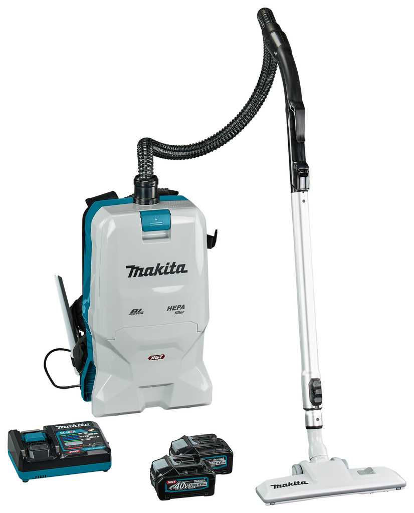 Makita XGT 40 V Max Rugstofzuiger voor schoonmaak